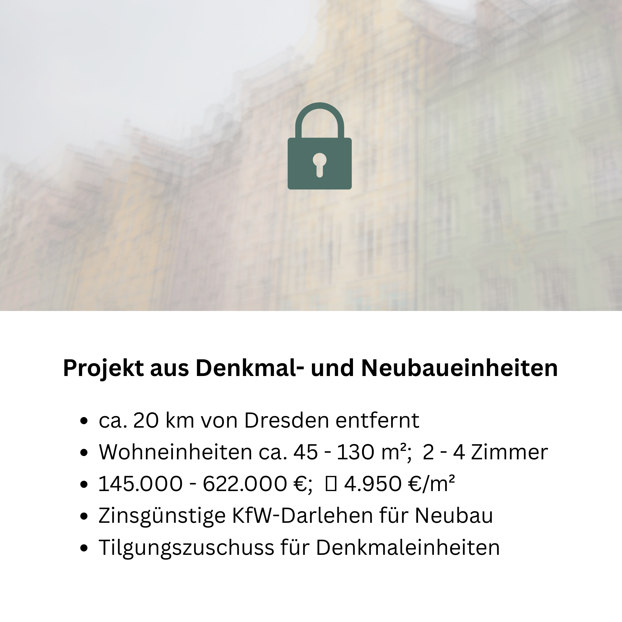 Projekt aus Denkmal- und Neubaueinheiten